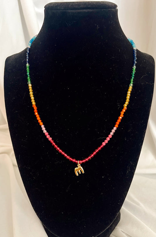 Pop of Color Initial Necklace