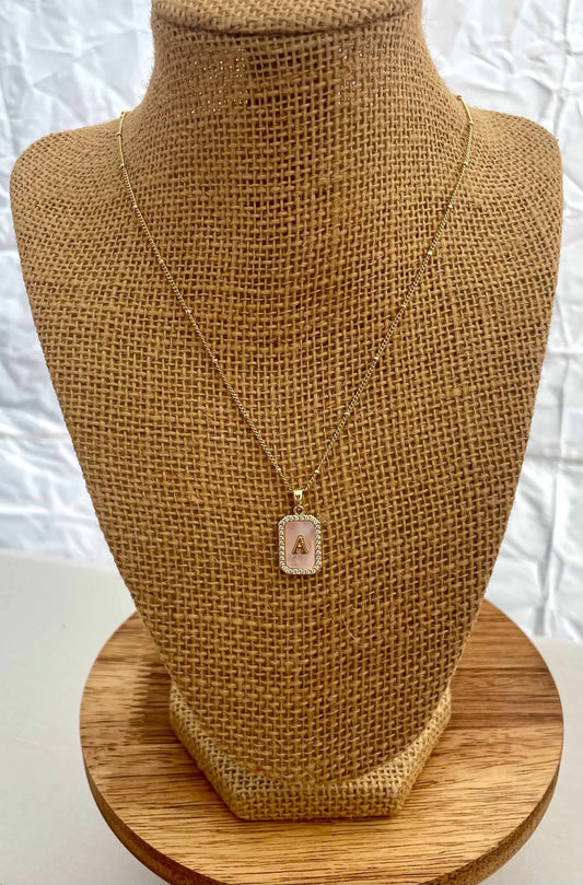 Tezza Initial Necklace