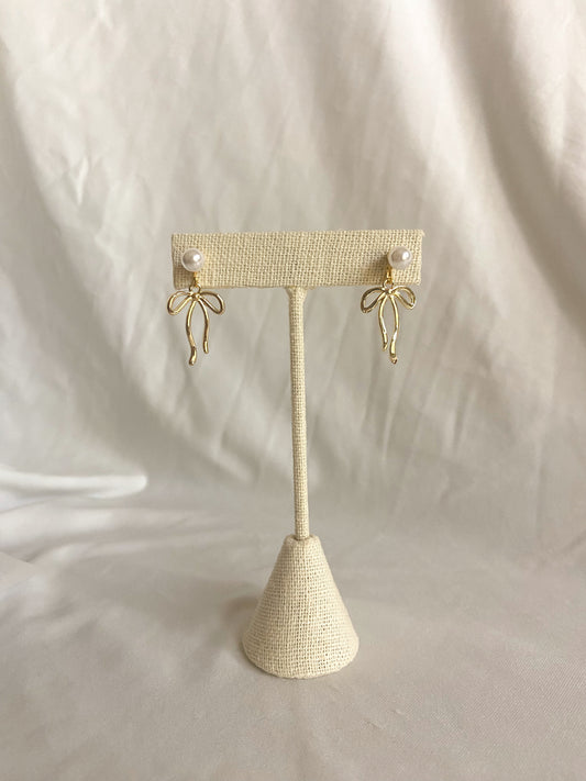 Pearl Bowdrop Earrings